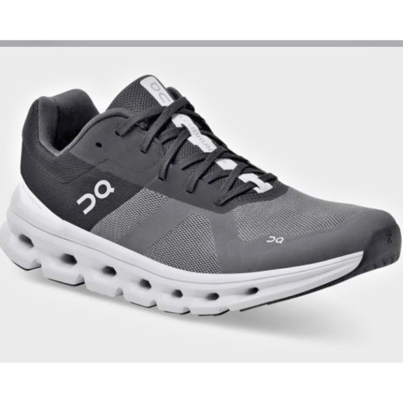 On Running Cloudrunner 2 running shoes Eclipse/Frost color way (black/grey)